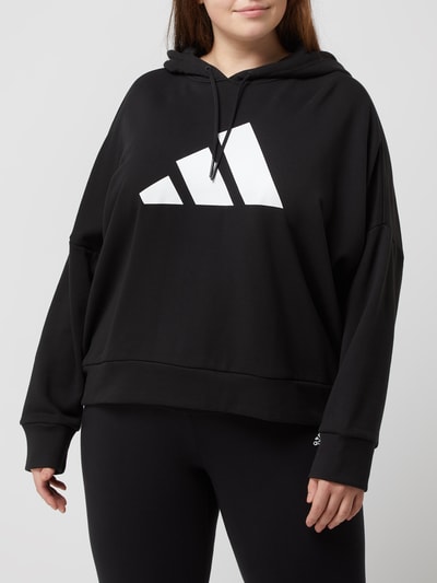 Adidas Sportswear Plus PLUS SIZE Hoodie mit Logo-Print  Black 4