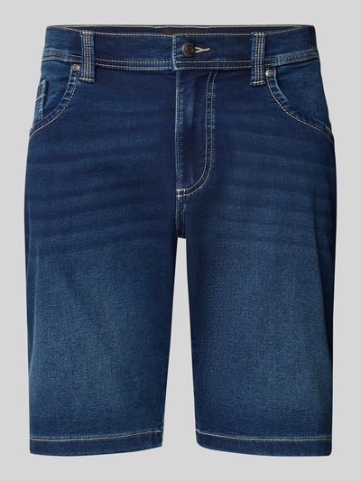 bugatti Modern Fit Jeansshorts im 5-Pocket-Design Blau 2