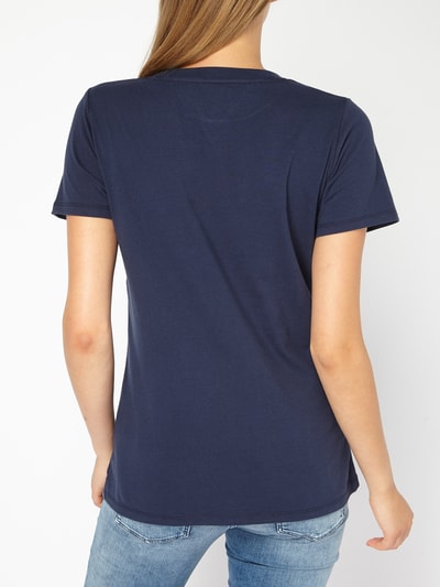 Tommy Jeans T-Shirt mit Logo-Applikation Dunkelblau 5