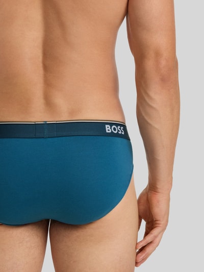 BOSS Slip aus Baumwoll-Mix im 3er-Pack Blau 6