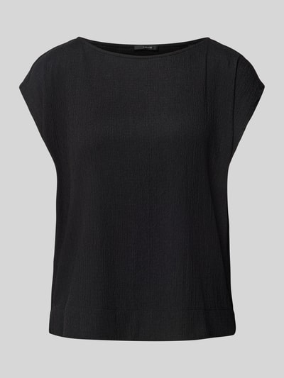 OPUS T-Shirt mit U-Boot-Ausschnitt Modell 'SEFURO' Black 2