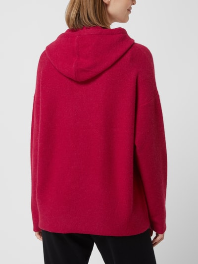 (The Mercer) N.Y. Hoodie van kasjmier  Fuchsia - 5