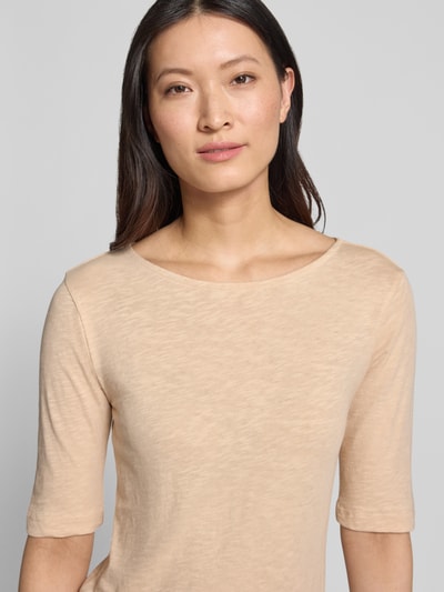 Christian Berg Woman T-Shirt mit U-Boot-Ausschnitt Mud 3