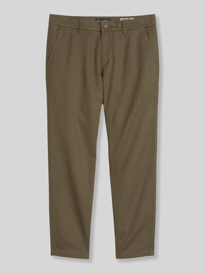 Marc O'Polo Tapered Fit Chino aus Lyocell-Mix Dunkelbraun 2