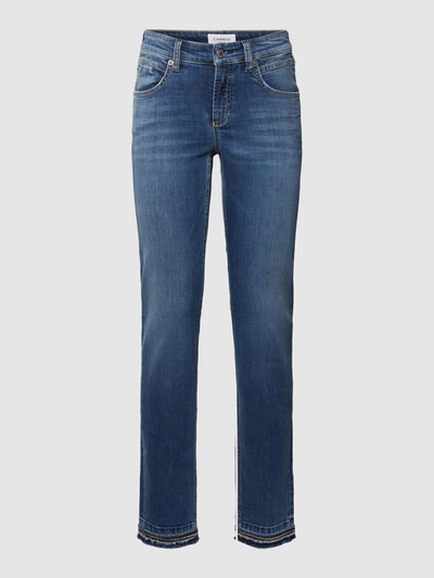 Cambio Verkorte jeans met stretch, model 'PINA' Blauw - 2