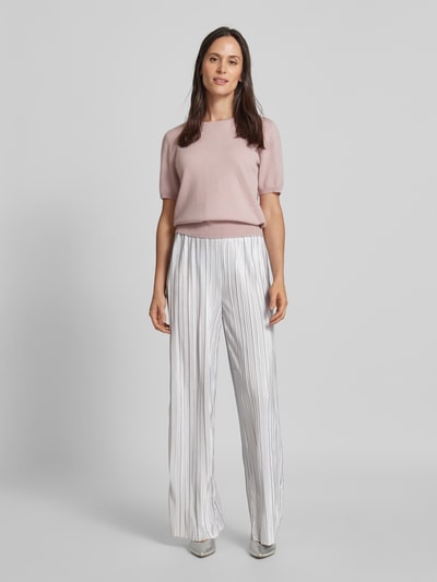 Vero Moda Plissee-Hose mit weitem Bein Modell 'PLIS' Beige 1