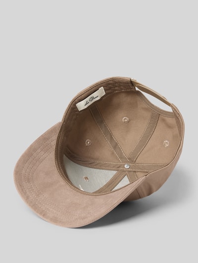 Produktfoto, Basecap mit Stitching von Les Deux, bawełna, usztywniany daszek, regulowana, brązowy kolor, delikatna faktura