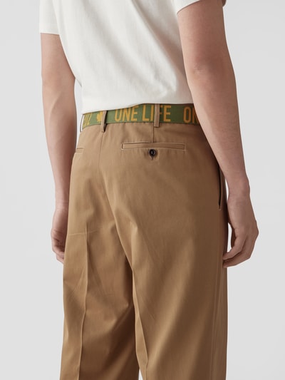 Dsquared2 Gürtel mit Label-Print Olivgrün 1