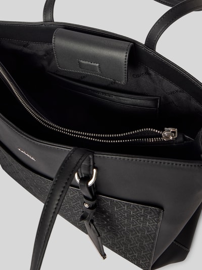 CK Calvin Klein Shopper mit Label-Anhänger Modell 'CK MUST' Black 4