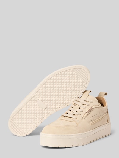 PS Poelman Sneaker mit Schnürverschluss Modell 'Ivar' Beige 4