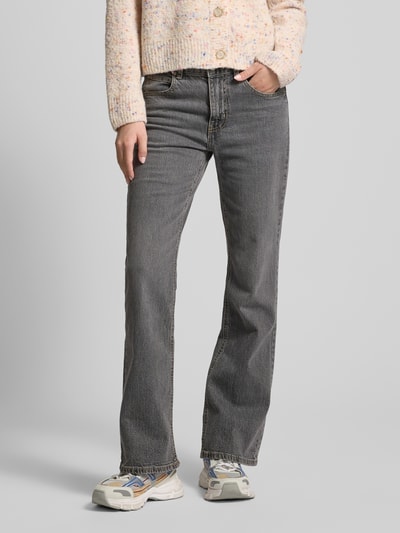 Gina Tricot Regular Fit Jeans im 5-Pocket-Design Mittelgrau 4