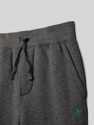 Polo Ralph Lauren Teens Sweatpants met cargozakken en elastische band Middengrijs - 2
