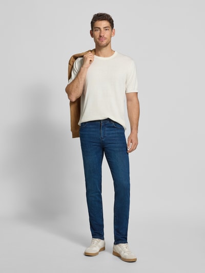 MCNEAL Straight fit jeans in 5-pocketmodel Donkerblauw - 1