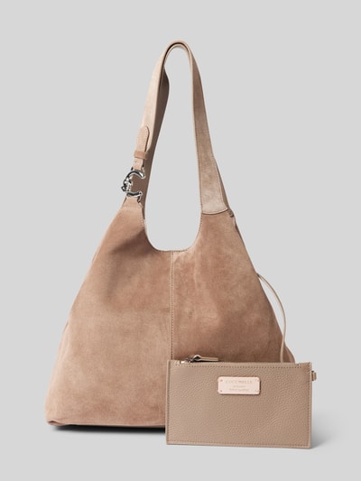 Coccinelle Handtasche mit Tragehenkel Taupe 2