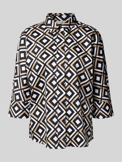 Christian Berg Woman Regular fit blouse met 3/4-mouwen Zwart - 2