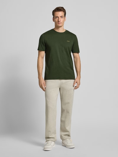 HUGO T-Shirt mit Rundhalsausschnitt Modell 'Dero' Dunkelgruen 1