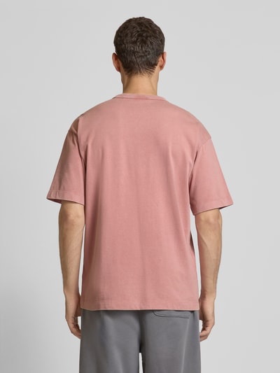 HUGO Oversized T-Shirt mit Rundhalsausschnitt Modell 'Docku' Lachs 5