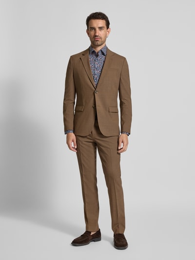 OLYMP Modern fit vrijetijdsoverhemd met kentkraag Marineblauw - 1