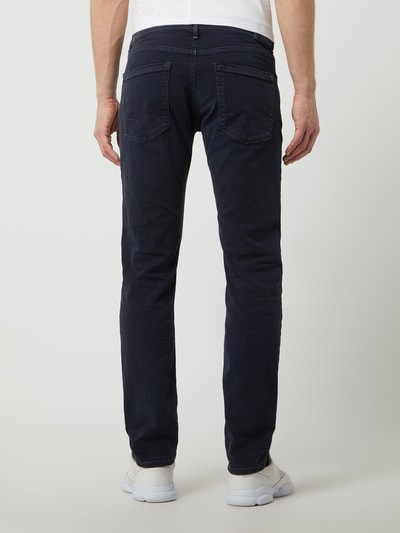 Pepe Jeans Tapered fit jeans met stretch, model 'Stanley' Donkerblauw - 5