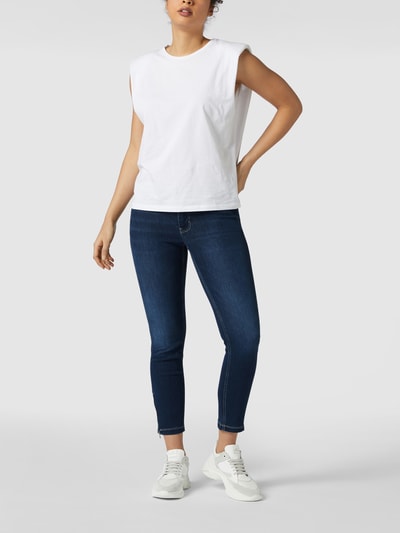 MAC Stone Washed Skinny Fit Jeans  Dunkelblau 1