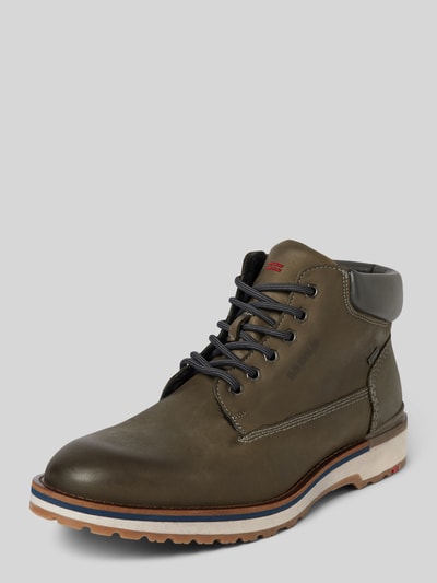 Lloyd Veterboots van leermix, model 'VARAS' Middengrijs - 1