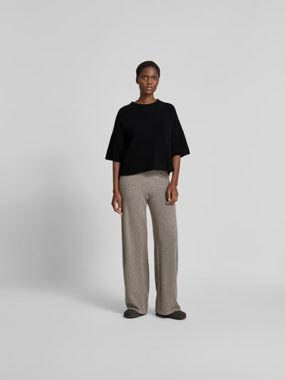 Filippa K Oversized T-Shirt aus Woll-Mix Black 1