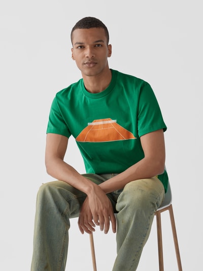 Jacquemus T-Shirt mit Motiv-Print Grün 3