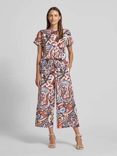 Christian Berg Woman Overhemdblouse met ronde hals Donkerrood - 1