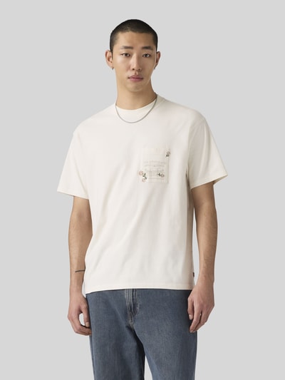 Levi's® Regular Fit T-Shirt aus reiner Baumwolle Offwhite 4