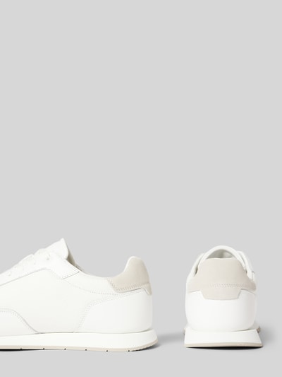 CK Calvin Klein Ledersneaker mit Label-Detail Weiss 2