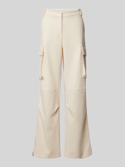 Patrizia Pepe Regular Fit Cargohose mit Gürtelschlaufen Offwhite 2