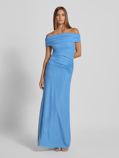 Forever New Avondjurk met plooien, model 'Maya' Blauw - 4