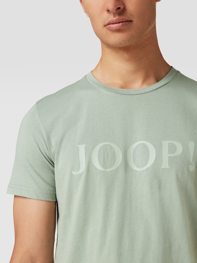 JOOP! Collection T-shirt z nadrukiem z logo model ‘Alerio’ Miętowy 3