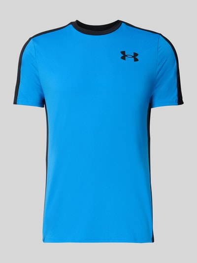 Under Armour T-shirt met geribde ronde hals Rookblauw - 2