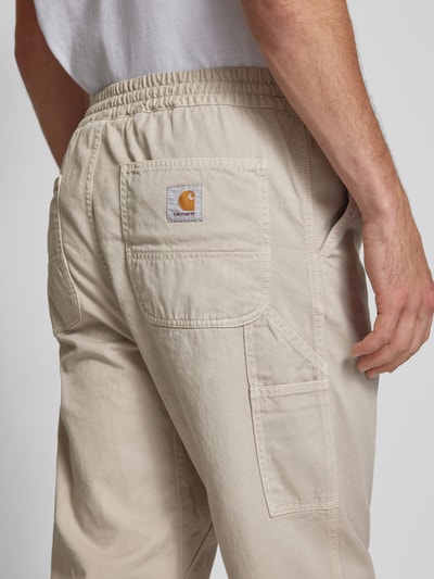 Carhartt Work In Progress Regular Fit Hose mit seitlichen Eingrifftaschen Modell 'FLINT' Sand 3