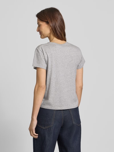 Polo Ralph Lauren T-shirt met logostitching en ronde hals Lichtgrijs gemêleerd - 5