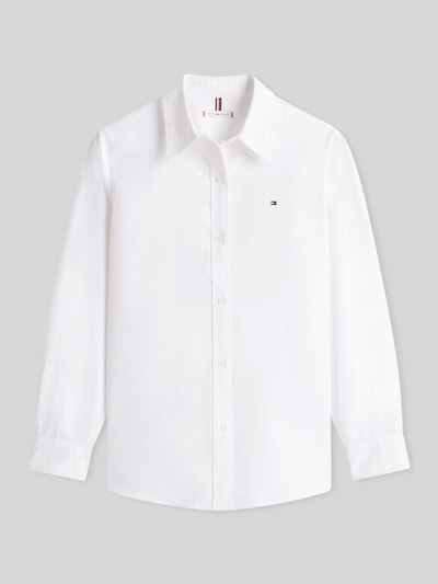 Tommy Hilfiger Regular Fit Freizeithemd aus reiner Baumwolle Weiss 2
