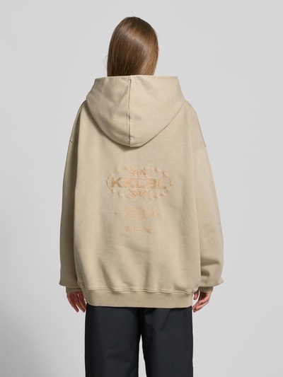 Karo Kauer Oversized hoodie met capuchon Zand - 5