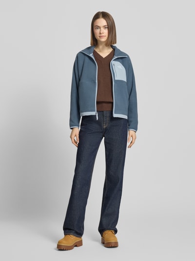 The North Face Bluza polarowa ze stójką i naszywką z logo Ciemnoniebieski 1