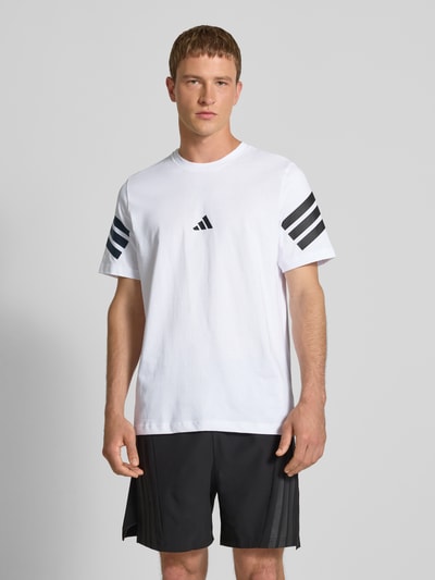 adidas Sportswear T-Shirt mit Logo und Rundhalsausschnitt Weiss 4