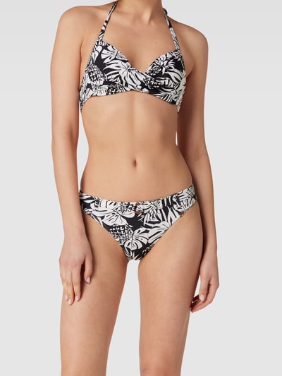 Banana Moon Bikinislip met dierenprint, model 'DITA' Zwart - 1