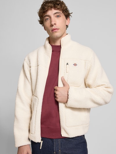 Dickies Bluza rozpinana z futerka Złamany biały 3