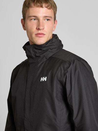 Helly Hansen Jack met labelprint, model 'DUBLINER' Zwart - 3