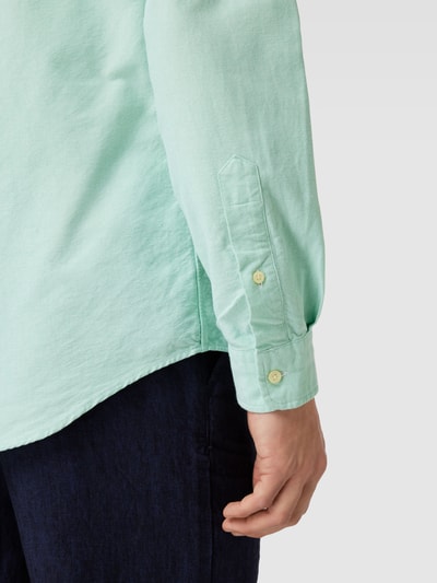 Polo Ralph Lauren Custom Fit Freizeithemd mit Button-Down-Kragen Gruen 3