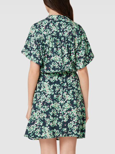 Armedangels Knielanges Kleid mit Allover-Muster Modell 'JUARAA DITSY FLORAL' Marine 5