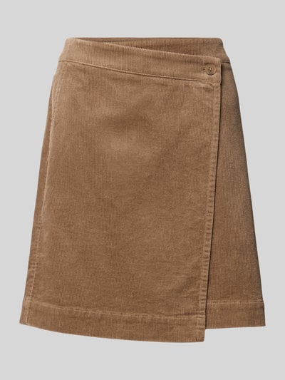 OPUS Minirok met wikkellook model 'D-ROCK' Taupe - 1