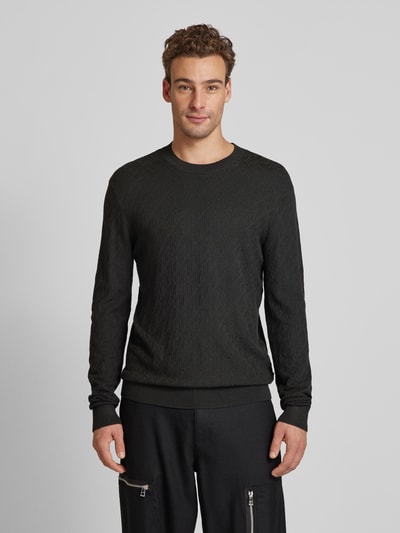 ARMANI EXCHANGE Strickpullover mit Rundhalsausschnitt Oliv 4