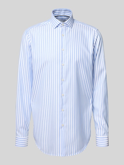 Christian Berg Men Regular Fit Freizeithemd mit extra langem Arm Bleu 2