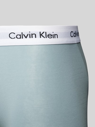 Calvin Klein Underwear Boxershort met elastische band met logo in een set van 3 stuks Bleu - 2