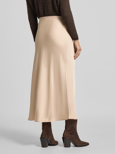 Vila Maxirok met elastische band, model 'VIELLETTE' Beige - 5